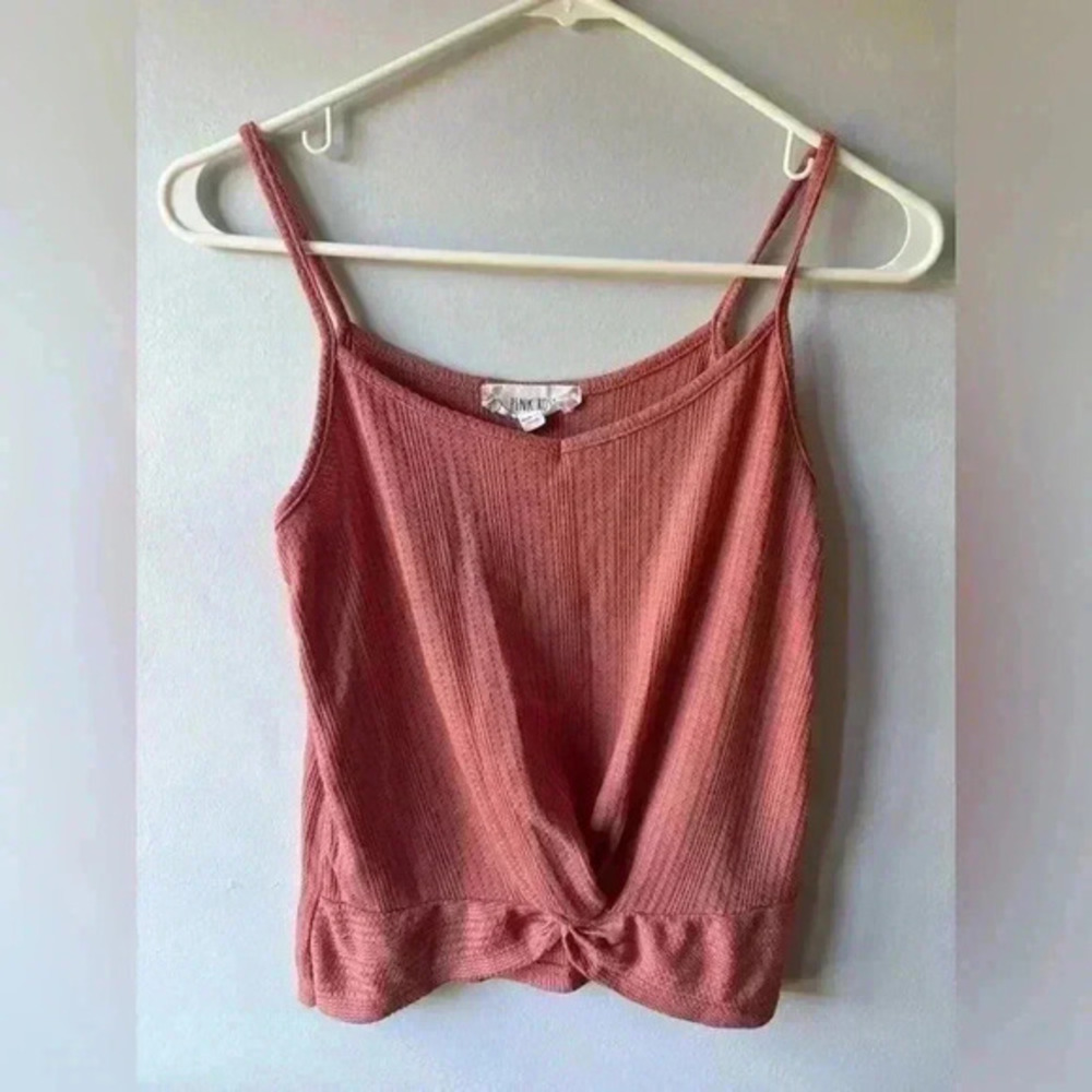 Pink Rose Tank Top Size Small